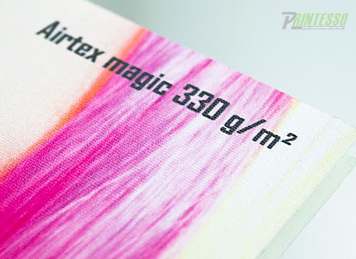 Airtex magic PVC Banner mit Textil-Optik